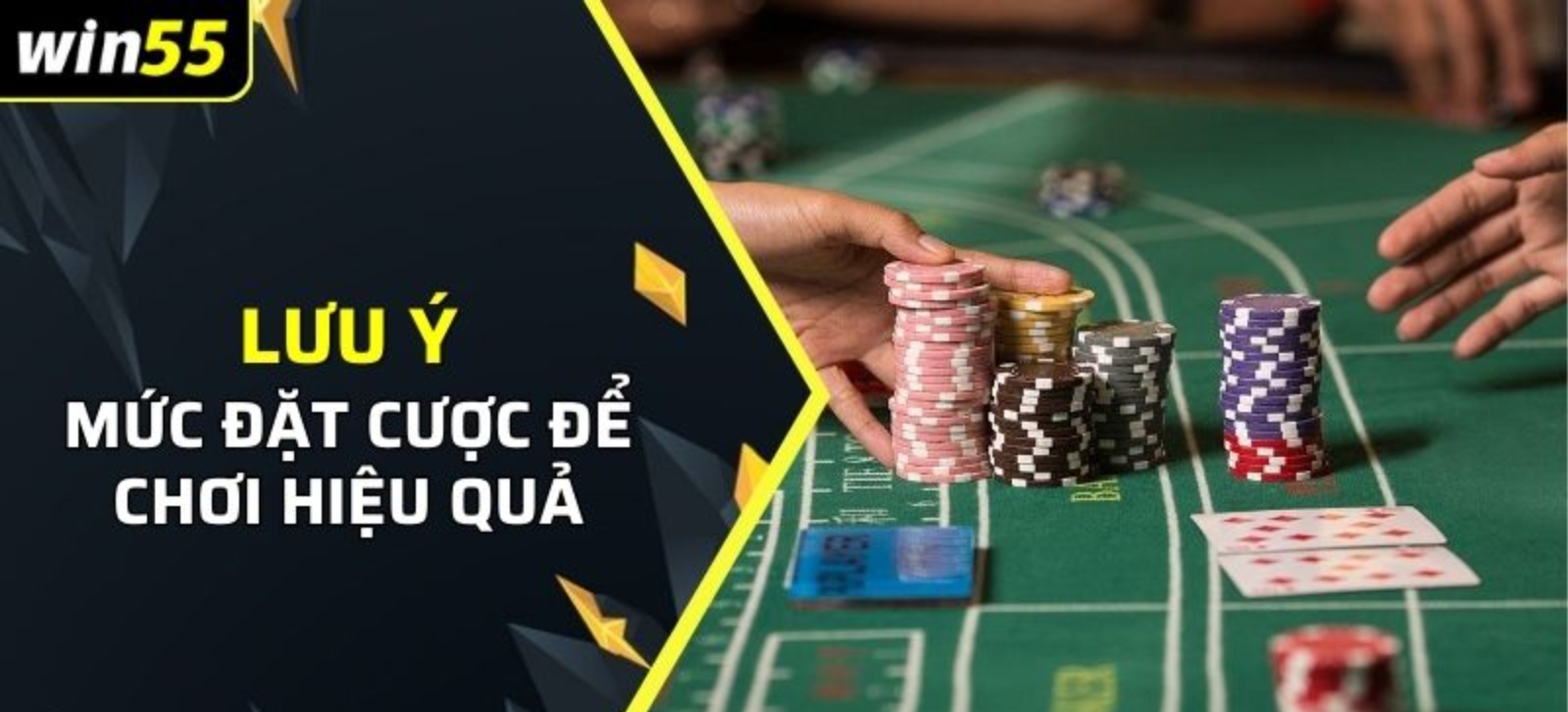 Baccarat Win55 có luật chơi bám sát truyền thống 