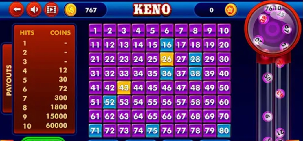 Game Keno Win55 là hình thức sổ xố điện toán mới nhất tại Win55