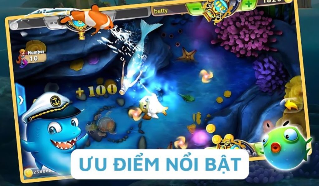 Những tựa game hot tại sảnh bắn cá Win55