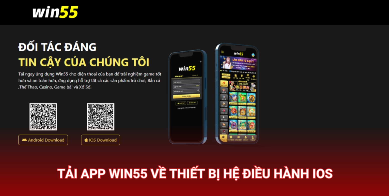 Thao tác tải app về IOS hết sức đơn giản không làm khó tân thủ Win55