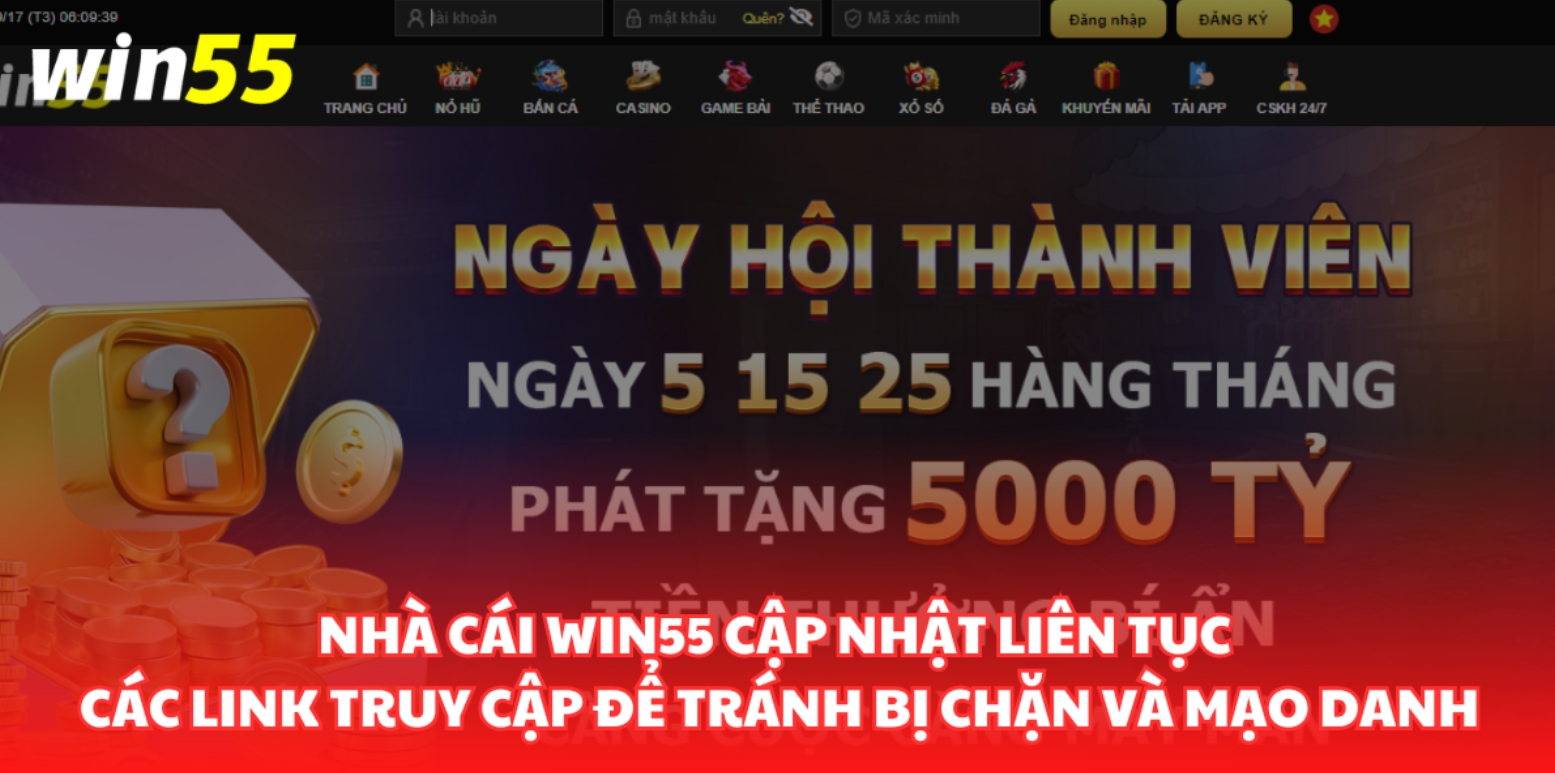 Tổng hợp lưu ý quan trọng khi đăng ký tài khoản thành viên Win55